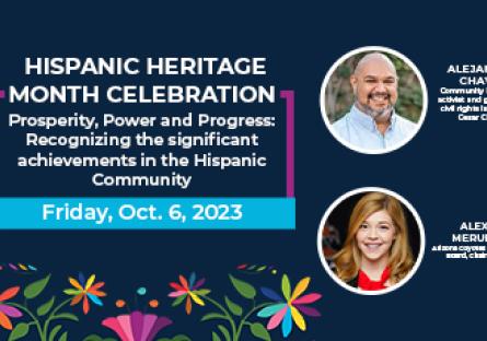 Hispanic Heritage Month Celebration (with photos of featured speakers)