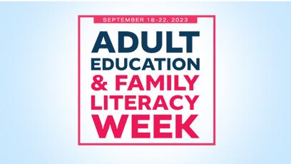 Text: Adult Education and Family Literacy Week