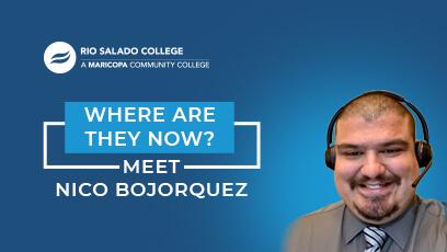 photo of Nico Bojorquez. text: Where Are They Now Alumni Profile -- Meet Nico Bojorquez