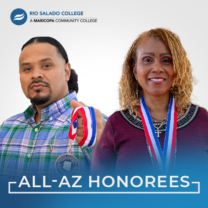 Cordero Holmes and Carolyn Shack ALL-AZ Honorees