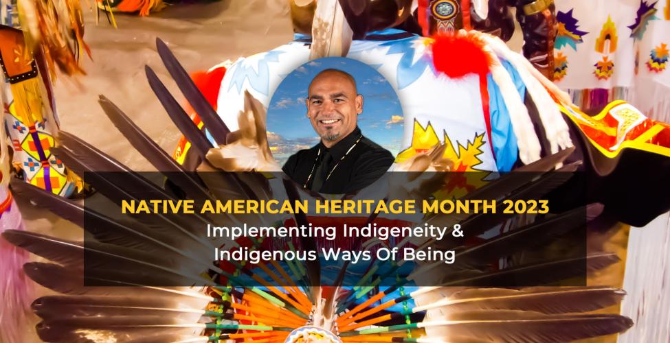 Native American Heritage Month (photo of featured speaker Rowdy Duncan)