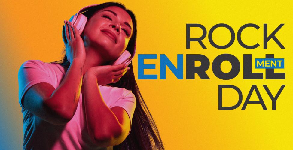 Girl with headphones