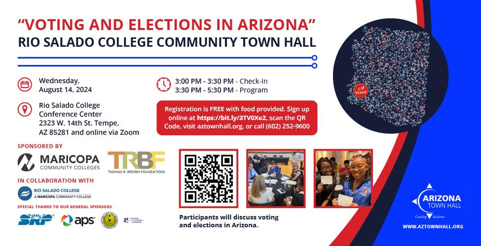 AZ Town Hall event graphic