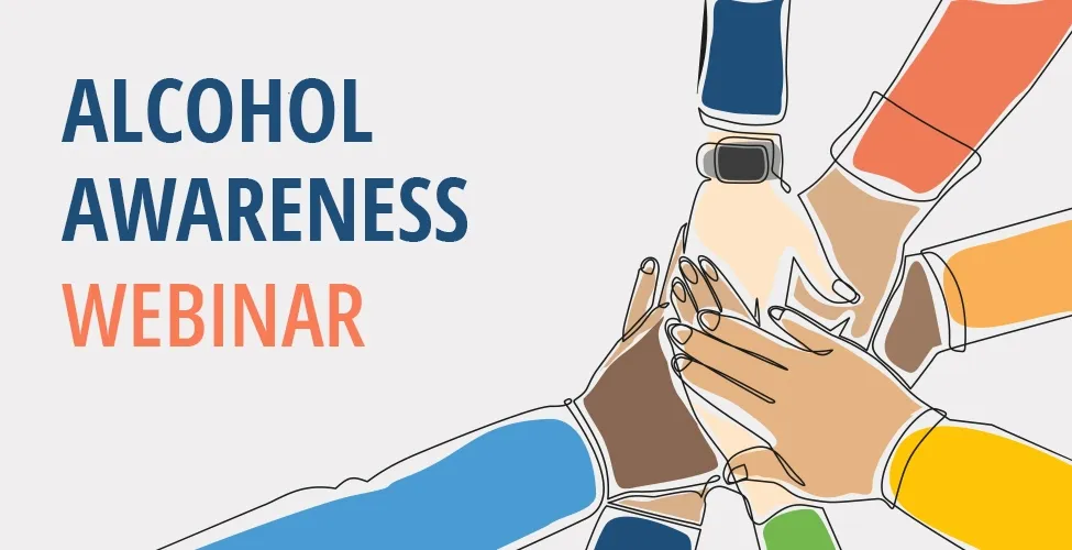 Alcohol Awareness Webinar with holding hands