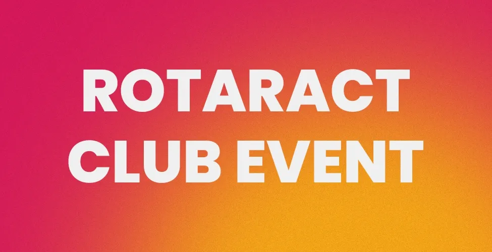 Rotaract Club Event