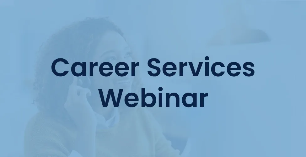 Career Services Webinar