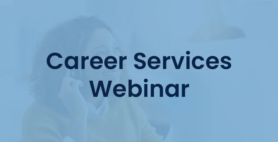 Career Services Webinar