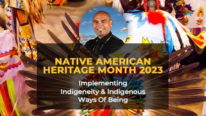 Native American Heritage Month (photo of featured speaker Rowdy Duncan)