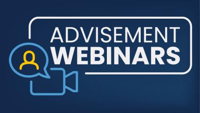 Advisement Webinars