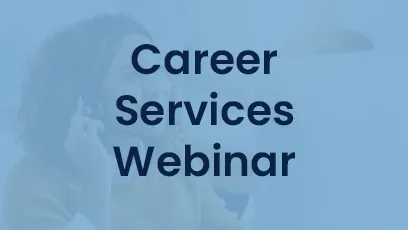 Career Services Webinar