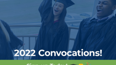 Register Now for the 2022 Convocation Ceremonies