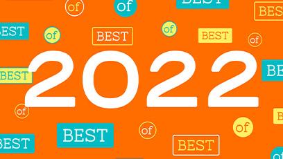 Best of Year 2022 abstract background