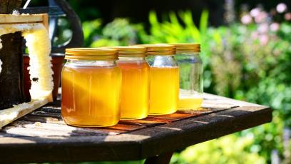 Jars of honey