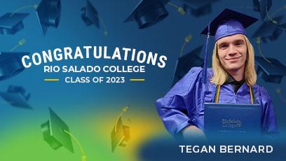 Congratulations Rio Salado Class of 2023 Tegan Bernard