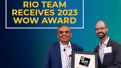 Rio Team Receives 2023 WOW Award