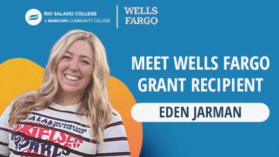 photo of Eden Jarman. text: Meet Wells Fargo Grant Recipient Eden Jarman