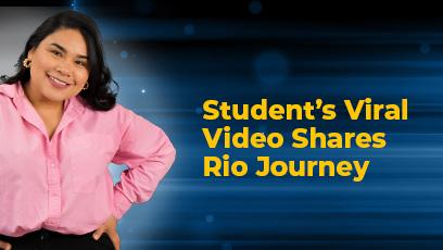 Student viral video shares Rio journey