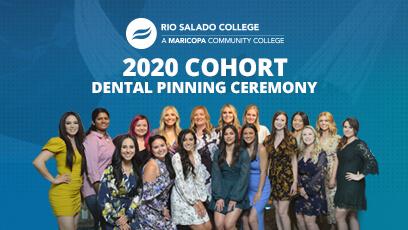 photo of graduates with text: Rio Salado College 2020 Cohort Dental Pinning Ceremonyphoto of graduates with text: Rio Salado College 2020 Cohort Dental Pinning Ceremony