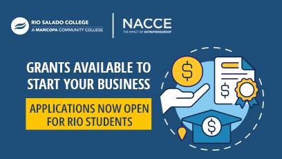 Grants available to start your business. Rio students can apply now.