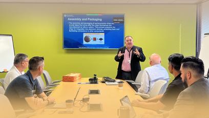 Semiconductor class in session