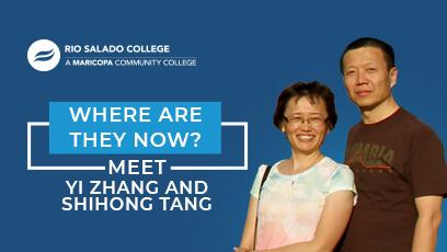 photo of couple Shihong Tang and Yi Zhang with text 'Where Are They Now Meet Shihong Tang and Yi Zhang'