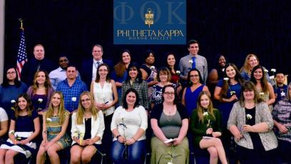 group photo of PTK members