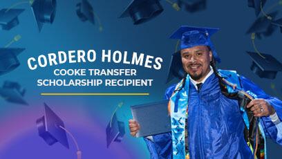 Cordero Holmes Transfer Scholarship Recipient