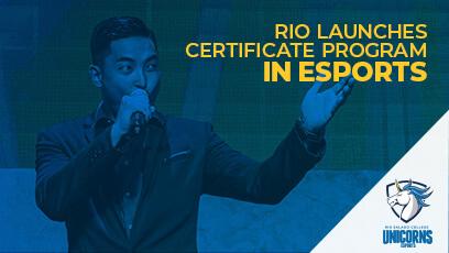 Rio Launches Certificate Program in ESports