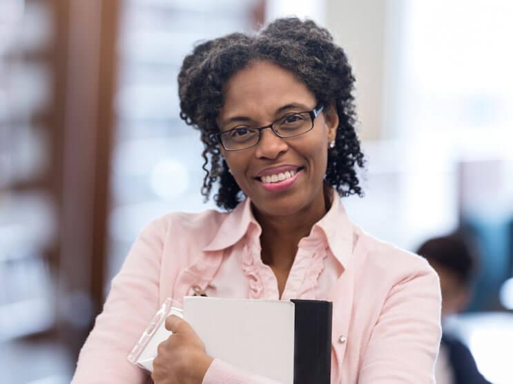 Person with Book