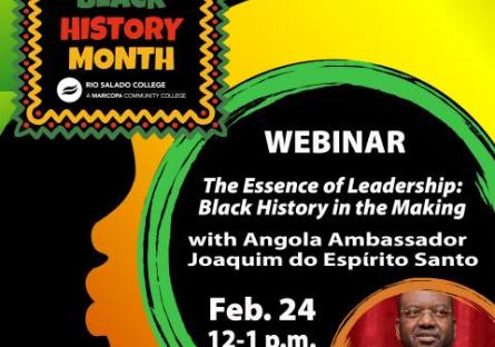 Register for Essence of Leadership Black History Month Webinar with Angola Ambassador, Feb. 24