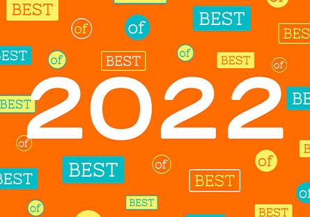 Best of Year 2022 abstract background