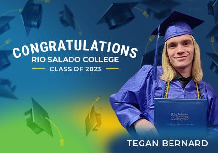 Congratulations Rio Salado Class of 2023 Tegan Bernard