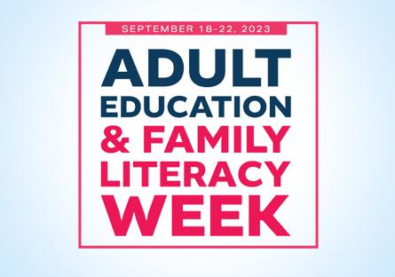 Text: Adult Education and Family Literacy Week