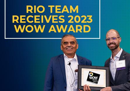 Rio Team Receives 2023 WOW Award