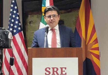 Honorable Consul General Jorge Mendoza Yescas