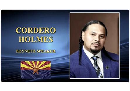 slide deck of Cordero Holmes from the All AZ Scholar event