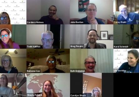 PTK teams relied on Zoom and other virtual tools to host meetings