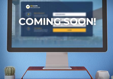 photo of a computer screen with Rio Salado College logo and text 'Coming Soon'