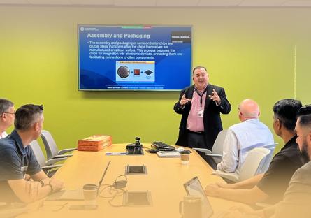 Semiconductor class in session