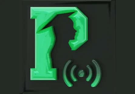 The Plexuss Podcast logo featuring a stylized green letter ‘P’ shaped like a human profile, with curved signal waves beneath it, set against a dark background.