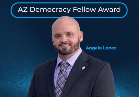 Rio Salado Student Receives AZ Democracy Fellow Award Angelo Lopez