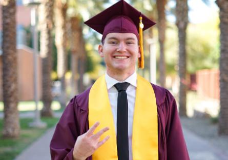 Jacob Pieczynski graduating from ASU