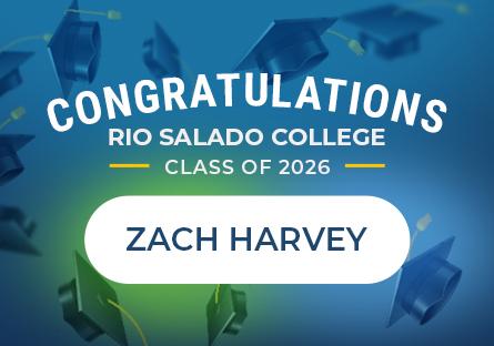 Congratulations Rio Salado College Class of 2026 Zach Harvey