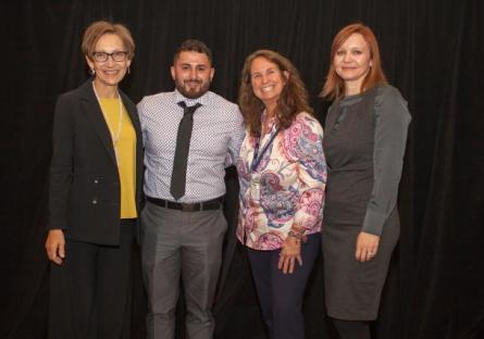 photo of Jose Ivan Lauterio  with Adult ACE staff members