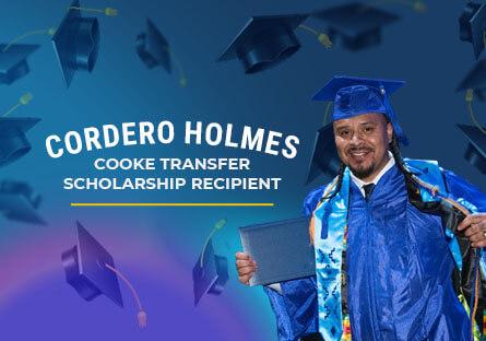Cordero Holmes Transfer Scholarship Recipient