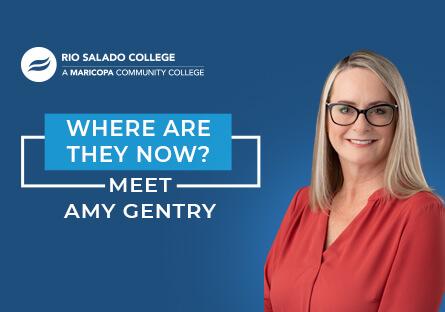 photo of Amy Gentry with text: Where Are They Now Alumni Profile – Meet Amy Gentry