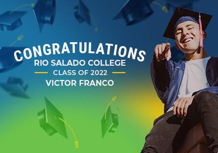 Rio graduate Victor Franco