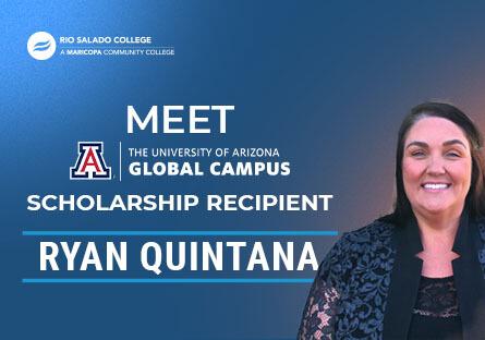 photo of Ryan Quintana with UACG logo and text: Meet UACG scholarship recipient Ryan Quintana