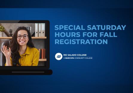 Special Saturday Registration Hours - August 20