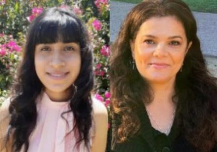 Rio Salado student Brenda Perez-Palacios and Faculty Chair Dr. Lily Davidov